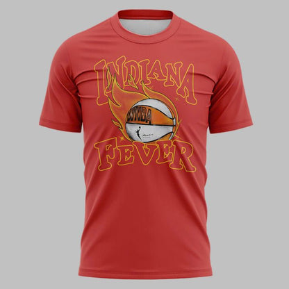 Special New Indiana Fever Basketball Red T-Shirt