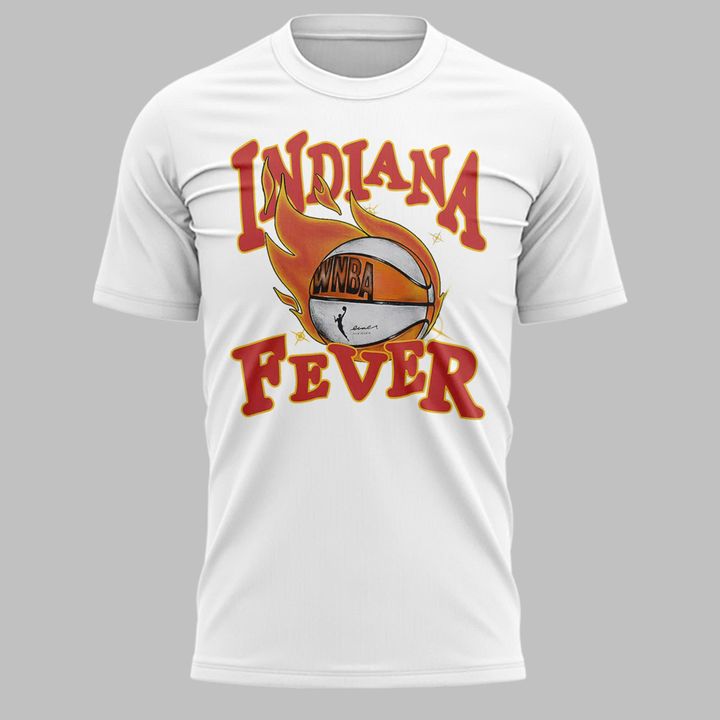 Special New Indiana Fever Basketball White T-Shirt
