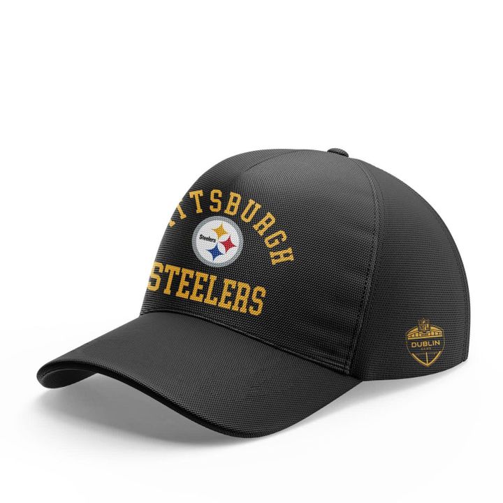 Pittsburgh Steelers 2025 Ireland Dublin game Hoodie - Yellow