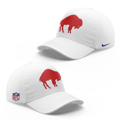 Buffalo Bills 2025 Classic Logo Hoodie - White