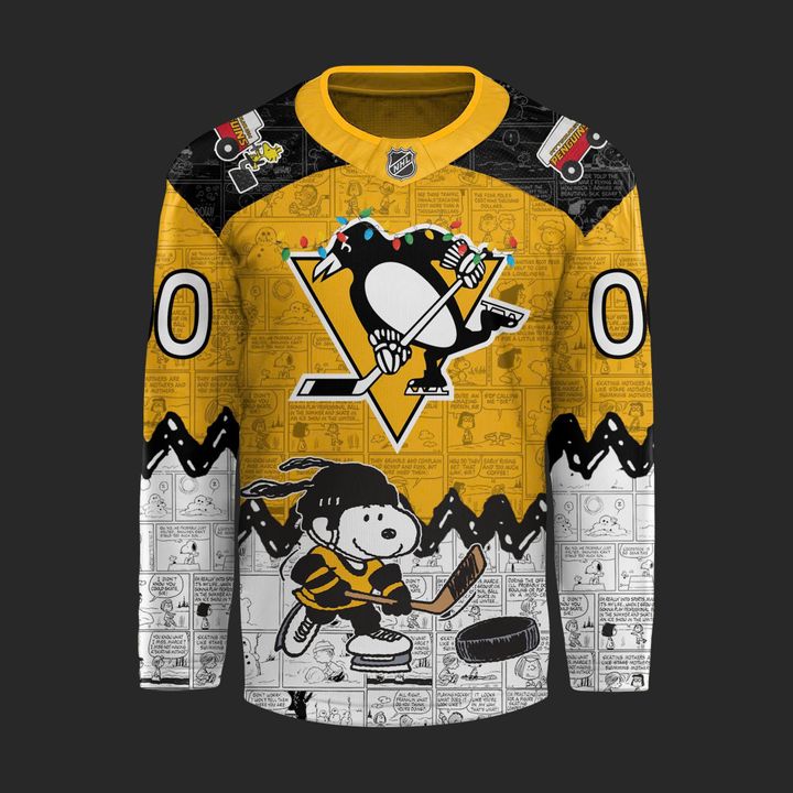 Pittsburgh Penguins Peanuts Night 2025 - 2026 Hockey Jersey