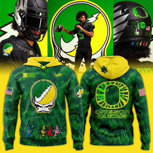 Oregon Ducks ''Grateful Dead '' Hoodie 2025