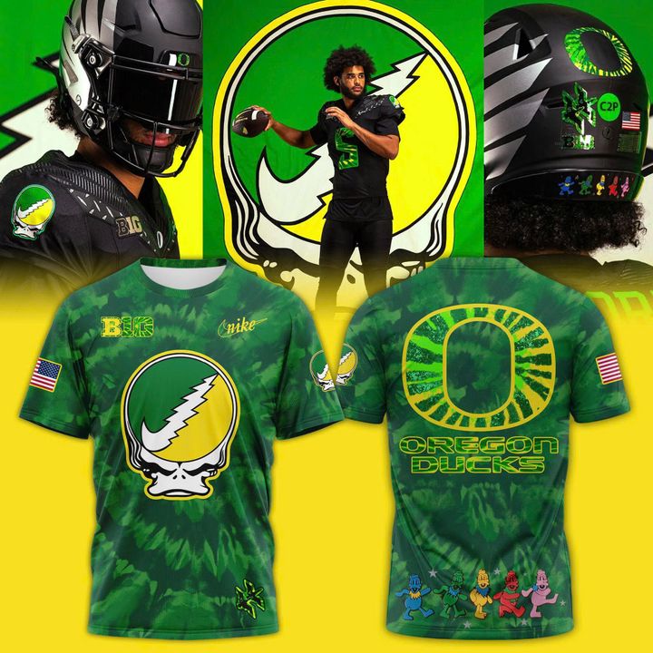 Oregon Ducks ''Grateful Dead '' T-Shirt 2025