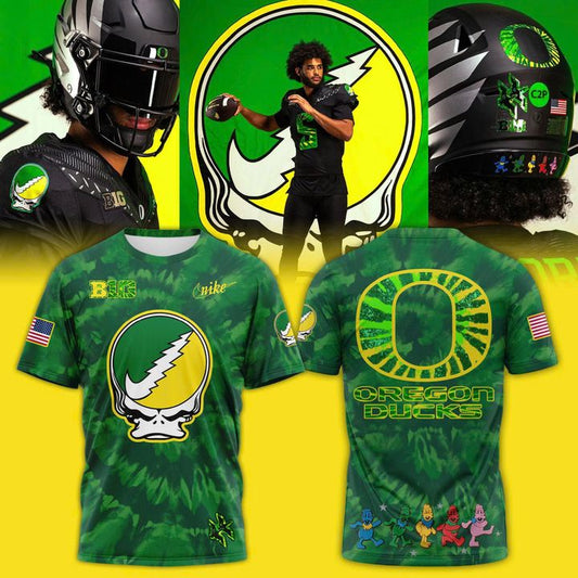 Oregon Ducks ''Grateful Dead '' T-Shirt 2025