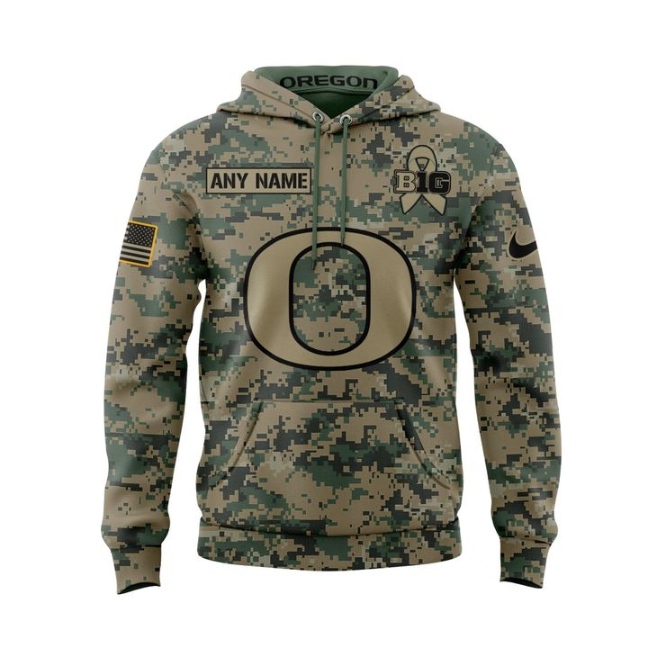 Oregon Ducks '' Salute to Service " 2025 Special Hoodie