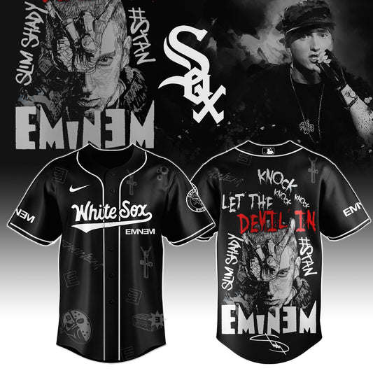 C W Sox x Eminem STANS' TO LAUNCH IN THEATRES WORLDWIDE 2025 Jersey Editions Limited +Selling Out Fast