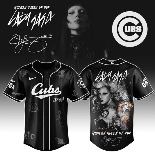 C Cubs x Lady Gaga "The MAYHEM Ball" Tour 2025 Jersey Editions Limited +Selling Out Fast