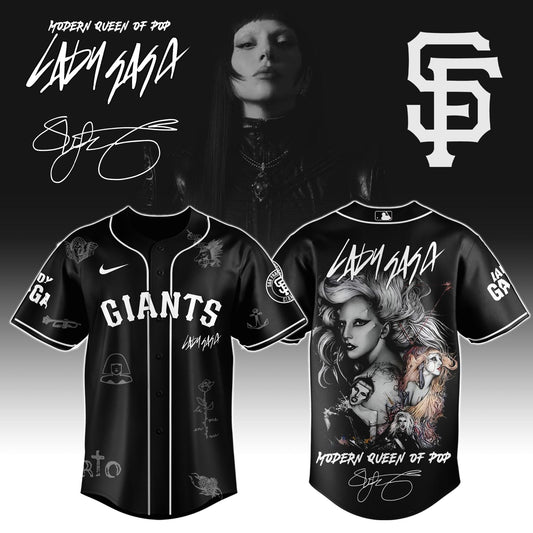 S F Giants  x Lady Gaga "The MAYHEM Ball" Tour 2025 Jersey Editions Limited +Selling Out Fast