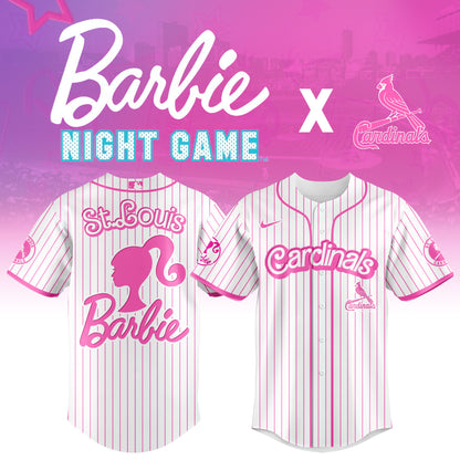 .    St.Louis    Cardinals MLB x Barbie Night Game Limited Edition Jersey 2025 v1