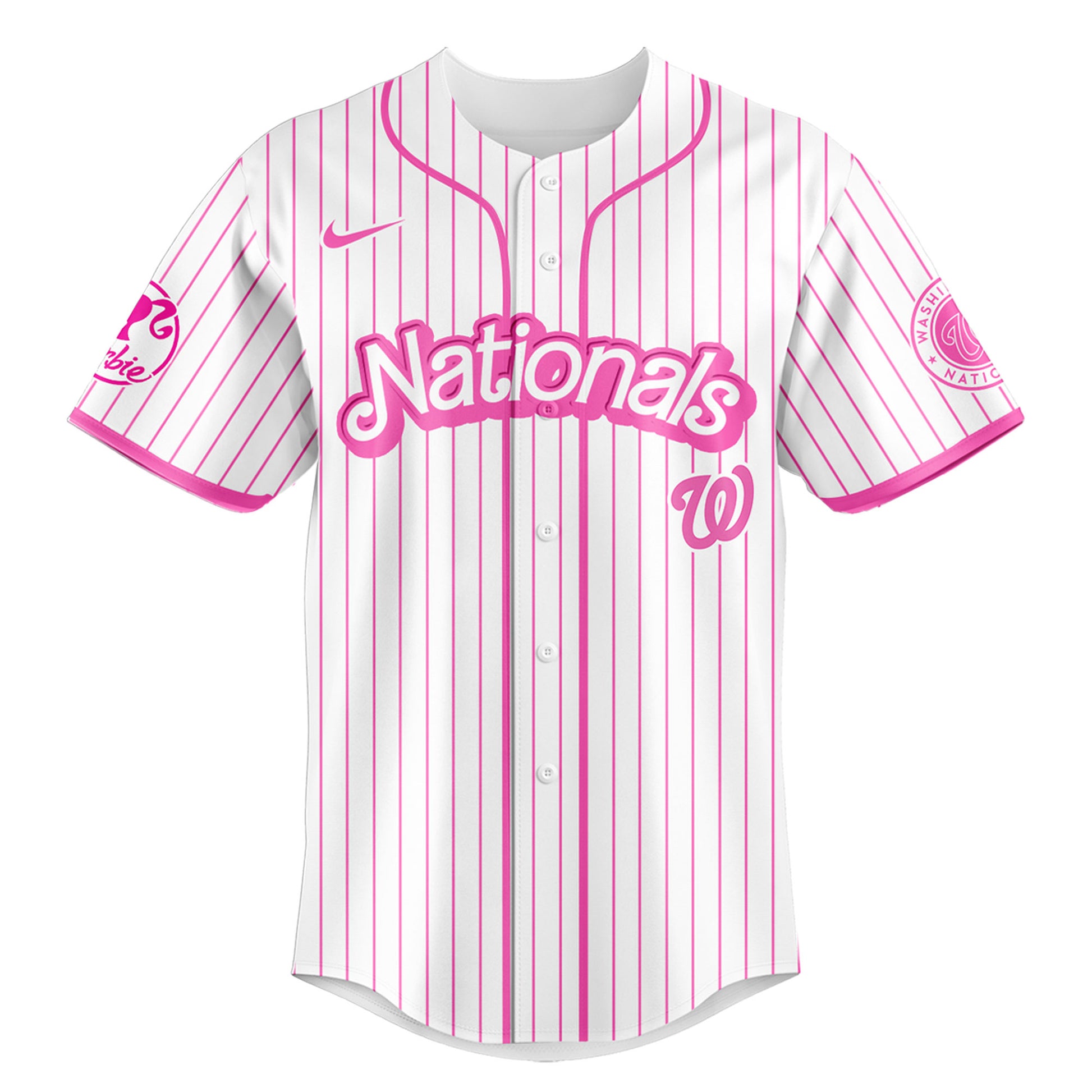 .    Washington  Nationals MLB x Barbie Night Game Limited Edition Jersey 2025 v2