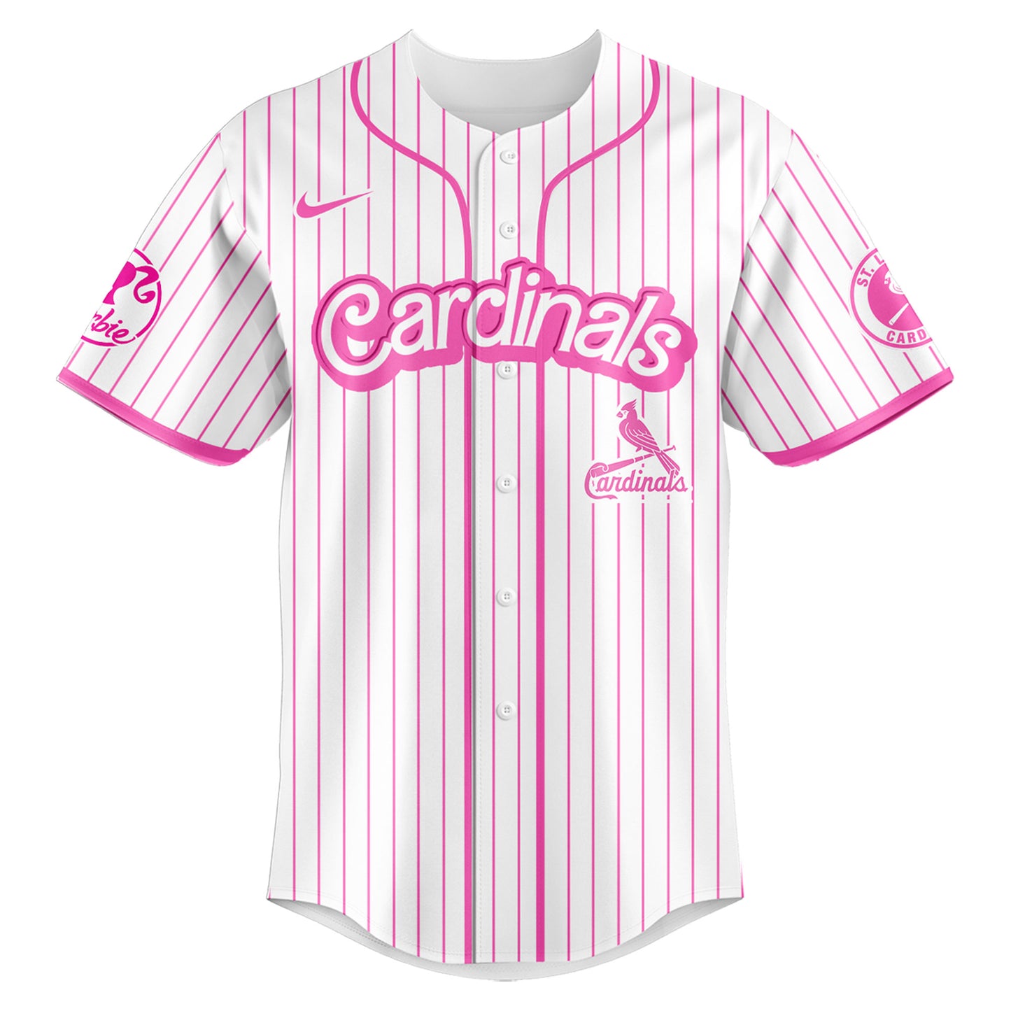 .    St.Louis  Cardinals MLB x Barbie Night Game Limited Edition Jersey 2025 v2
