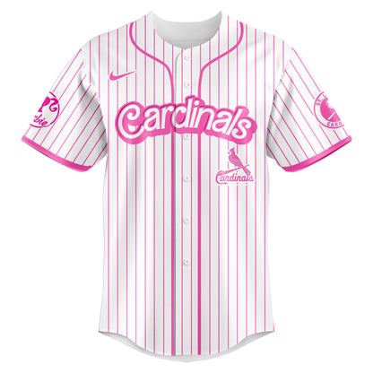 .    St.Louis  Cardinals MLB x Barbie Night Game Limited Edition Jersey 2025 v2
