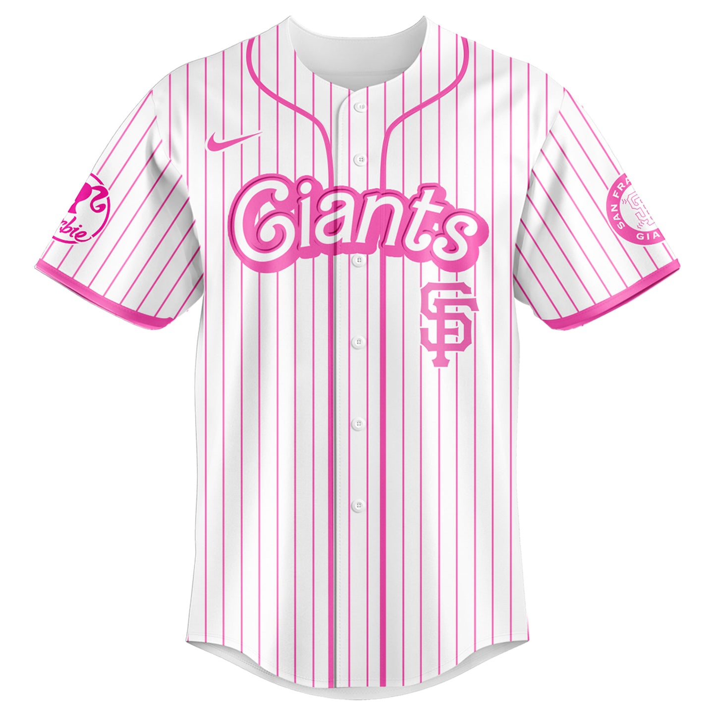 .    San Francisco Giants  MLB x Barbie Night Game Limited Edition Jersey 2025 v2