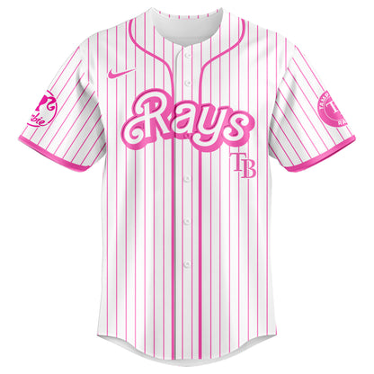 .    Tampa   Bay Rays MLB x Barbie Night Game Limited Edition Jersey 2025 v1