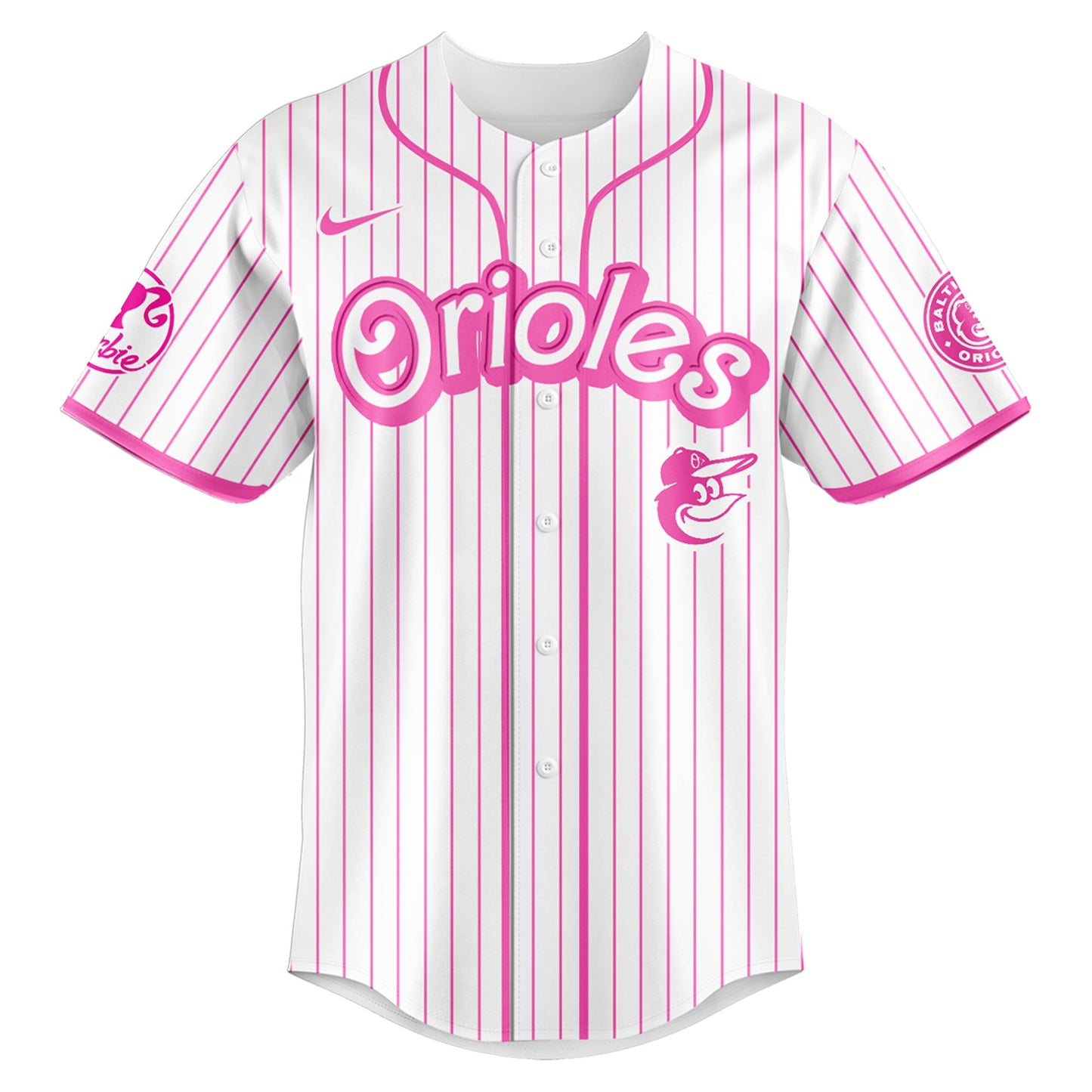 .    Baltimore  Orioles MLB x Barbie Night Game Limited Edition Jersey 2025 v2