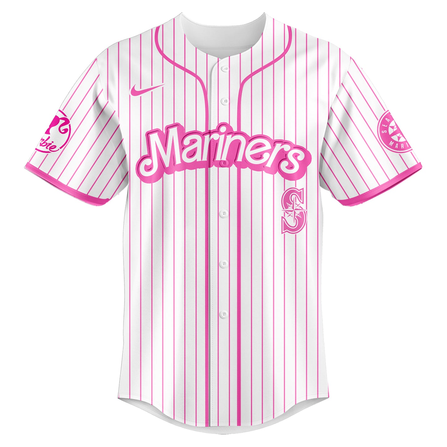 .    Seattle  Mariners MLB x Barbie Night Game Limited Edition Jersey 2025 v2