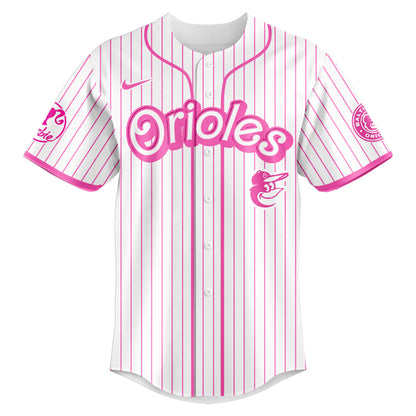 .    Baltimore   Orioles MLB x Barbie Night Game Limited Edition Jersey 2025 v1