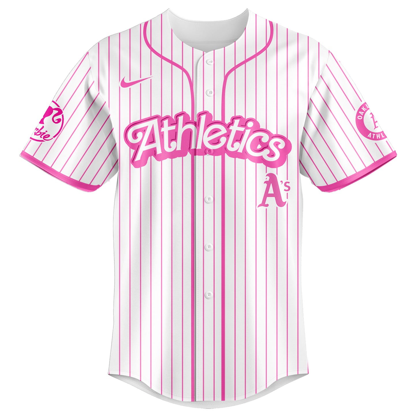.    Oakland  Athletics MLB x Barbie Night Game Limited Edition Jersey 2025 v2