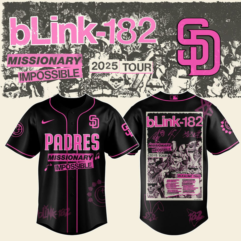 SD x Blink-182 Missionary Impossible Tour 2025 Jersey