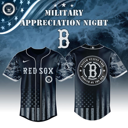 _Boston Red Sox MLB x Navy Military Appreciation Night  Jersey Editions Limited 2025 V5