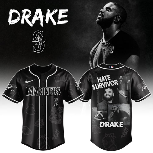 S Mariners x Drake Chromakopia The World Tour 2025 Jersey Editions Limited +Selling Out Fast