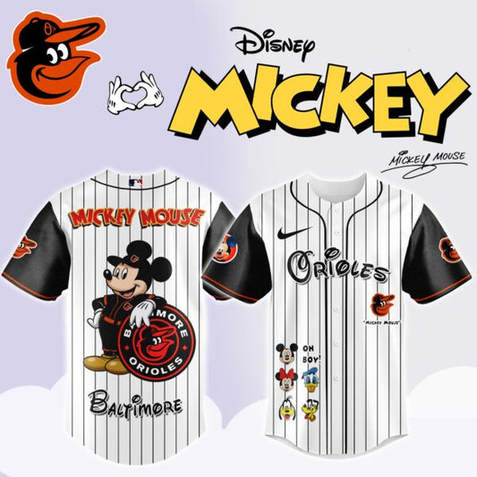 Baltimore Orioles x Mickey Mouse Game Night Special Edition Jersey