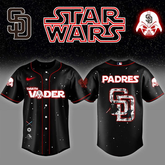 San Diego Padres x Stars Wars Darth Vader Night Baseball Jersey Editions Limited v2