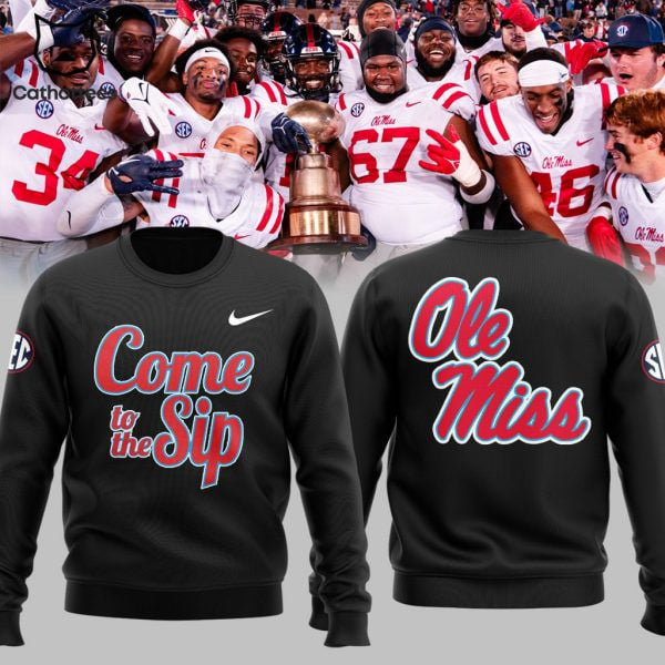 Black Ole Miss Rebels Football Shirt