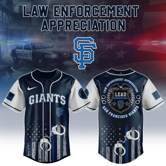 .  San Francisco Giants MLB x Law Enforcement Appreciation Day Jersey Limited