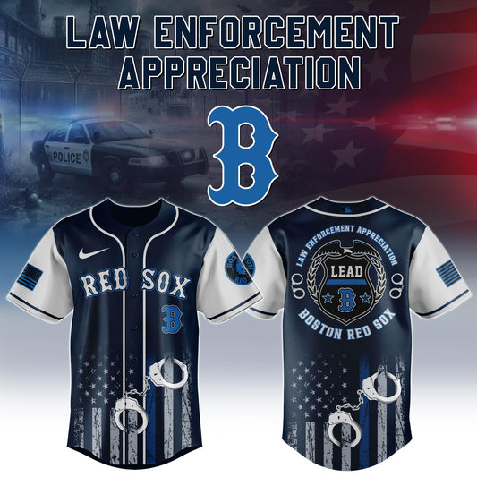 . Boston Red Sox MLB x Law Enforcement Appreciation Day Jersey Limited