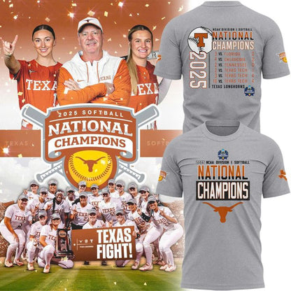 Special 2025 Softball National Champions Texas Softball Tshirt 1