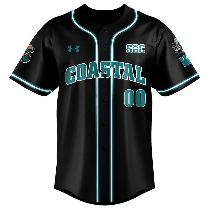 CCU Coastal Chanticleers Baseball Custom Number Jersey