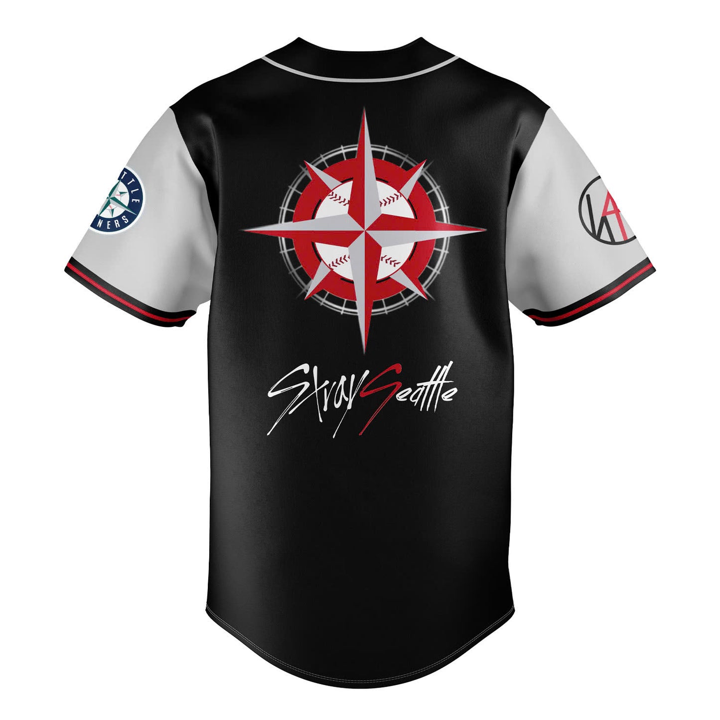 Seattle Mariners x Stray Kids 2025 Tour Hoodie Jersey