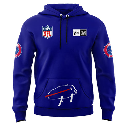 Buffalo Bills Charging Potato Blue Hoodie