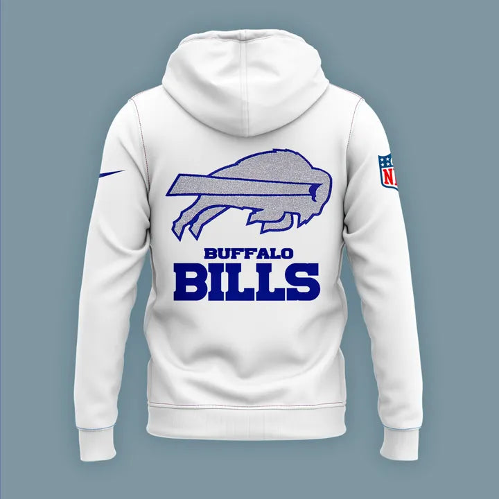 Buffalo Bills Rivalries "B-LO" 2025-2026 Hoodie (White)