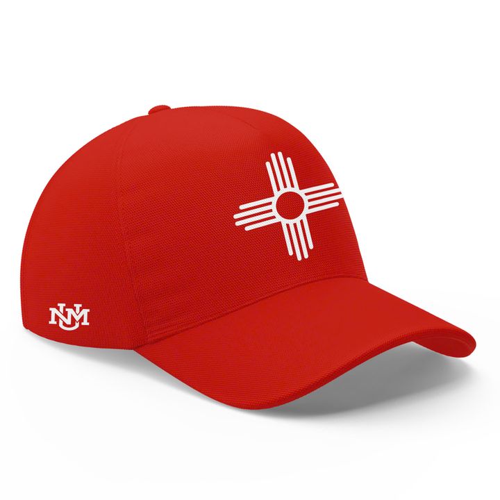 Special Edition New Mexico Lobos Wordmark Logo Uniform Tshirt - Red