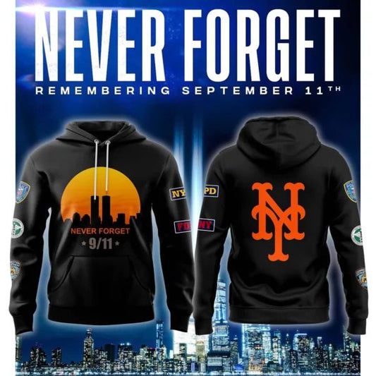 NY Mets Never Forget 9/11 Premium Limited Hoodie