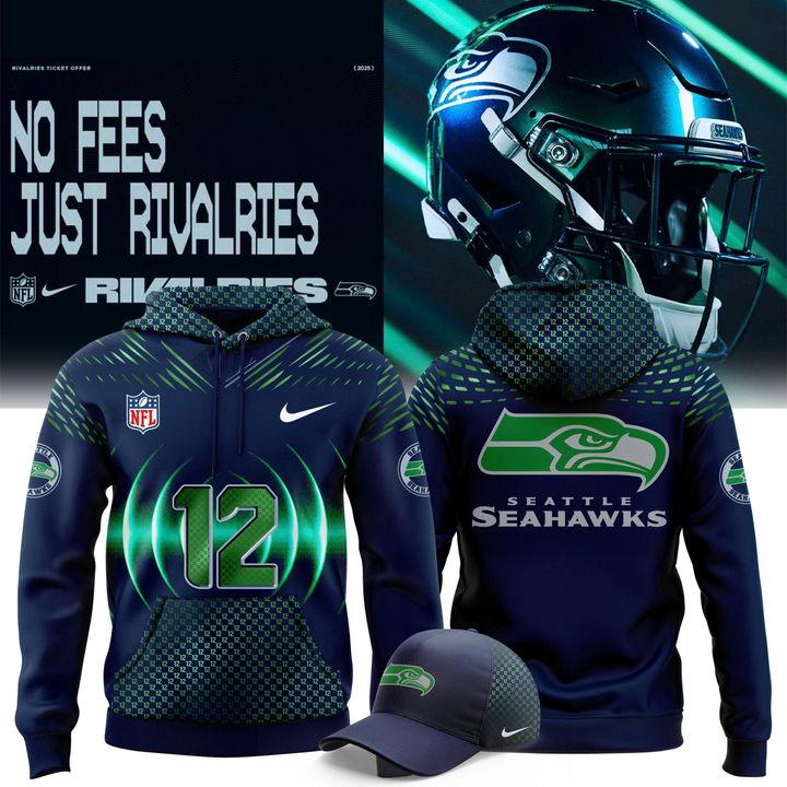 Seattle Seahawks 2025 NFL Rivalries High-Decibel Zone Limited Hoodie
