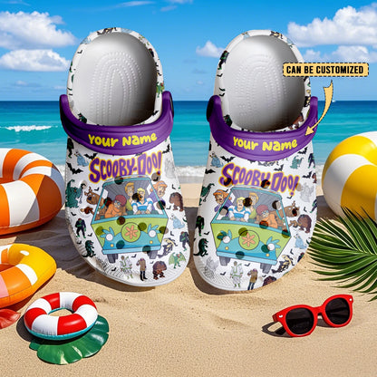 Scooby-Doo Crocs Crocband Clogs Shoes Comfortable For Men Women