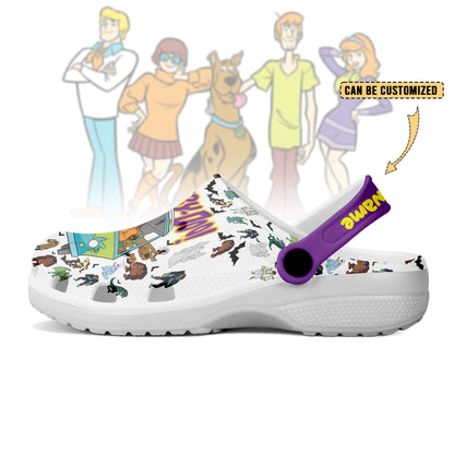Scooby-Doo Crocs Crocband Clogs Shoes Comfortable For Men Women