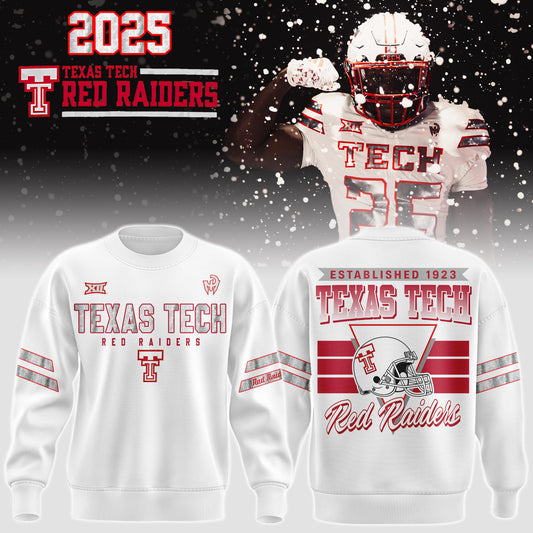 Texas Tech Red Raiders Special Mahomes White Strategy Sweatshirt