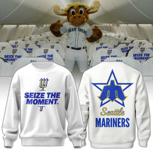 SEA “Seize The Moment” Retro Trident Sweatshirt