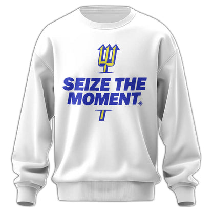SEA “Seize The Moment” Retro Trident Sweatshirt