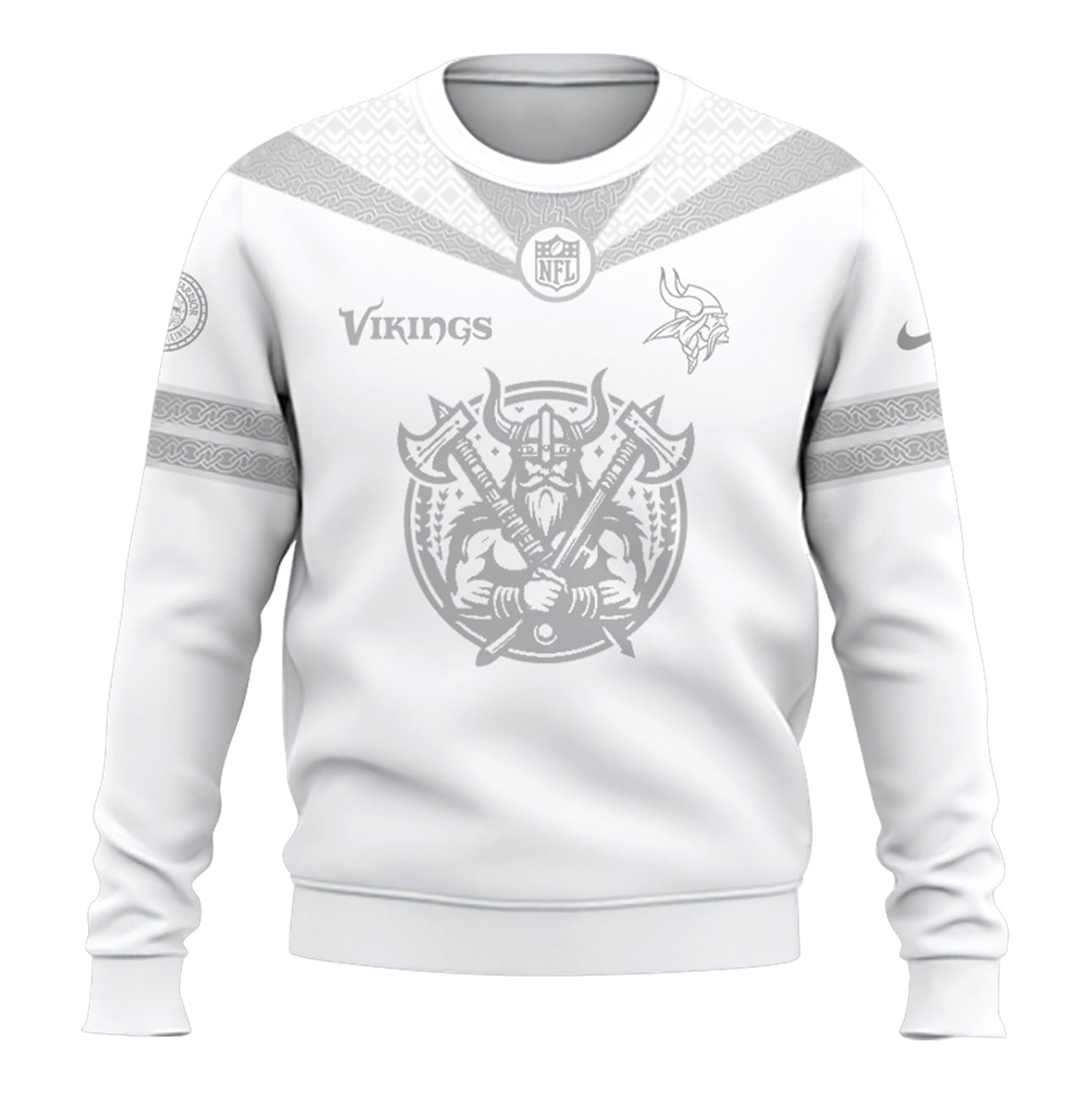 Premium Minnesota Vikings Merch - Minnesota Vikings Football Winter Warrior Limited Edition Sweatshirt 2025 - Gear Up For Game Day