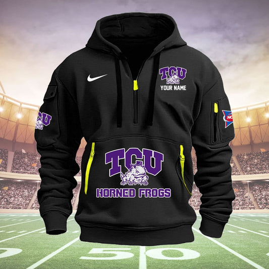 TCU Horned FrogsQuarter Zip Hoodie