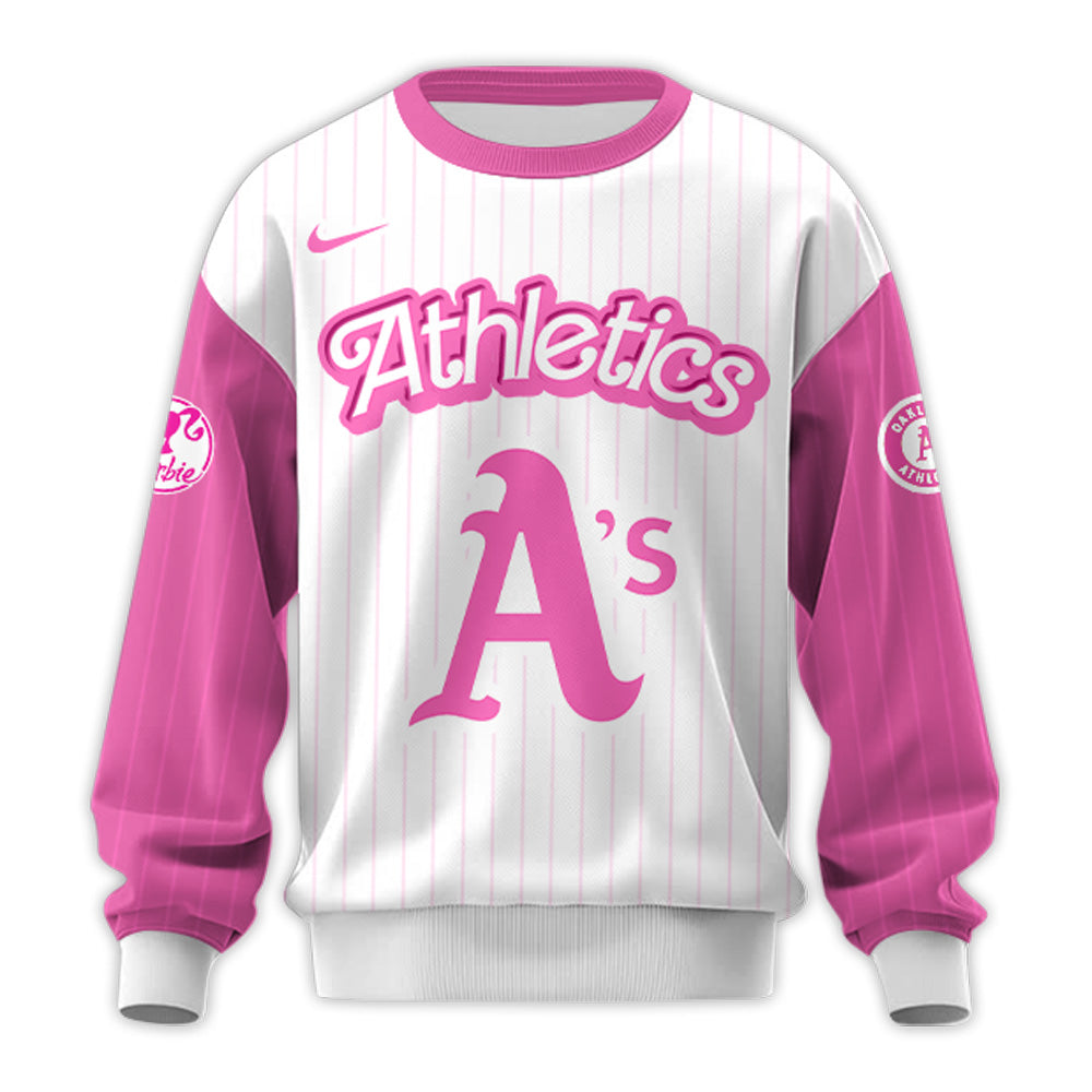 .    Oakland Athletics MLB x Barbie Night Game Limited Edition Hoodie 2025