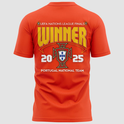 Portugal UEFA Nations League 2025 Champions T-Shirt