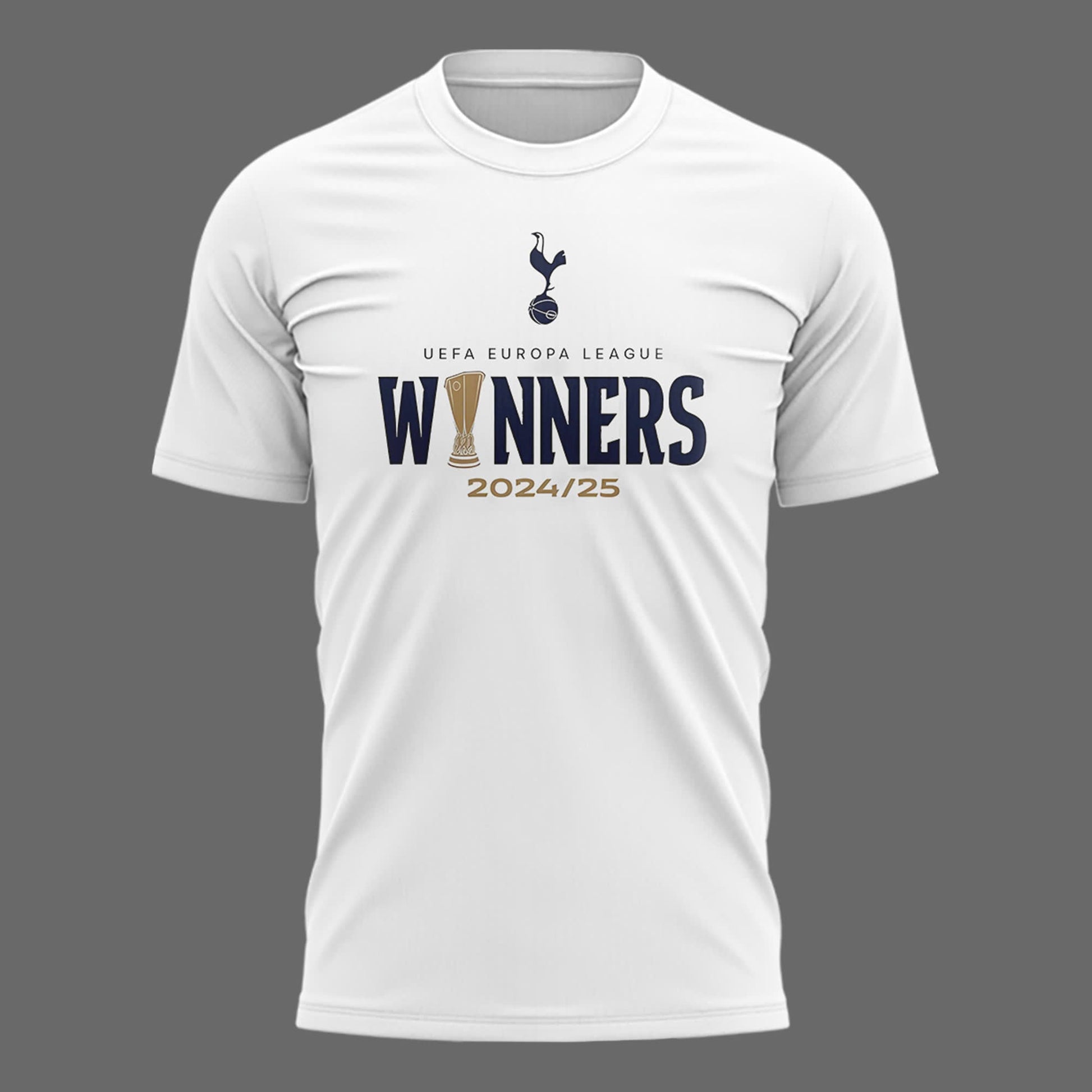 Special New Tottenham Hotspur Europa League 2025 Winners White T-Shirt