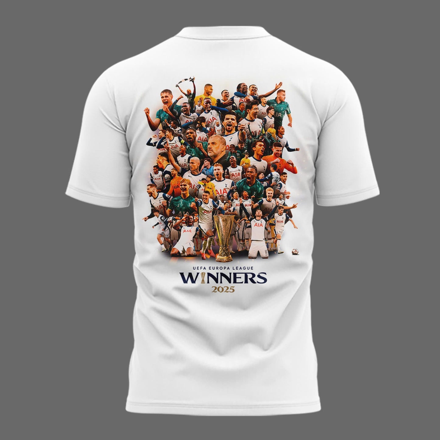 Special New Tottenham Hotspur Europa League 2025 Winners White T-Shirt