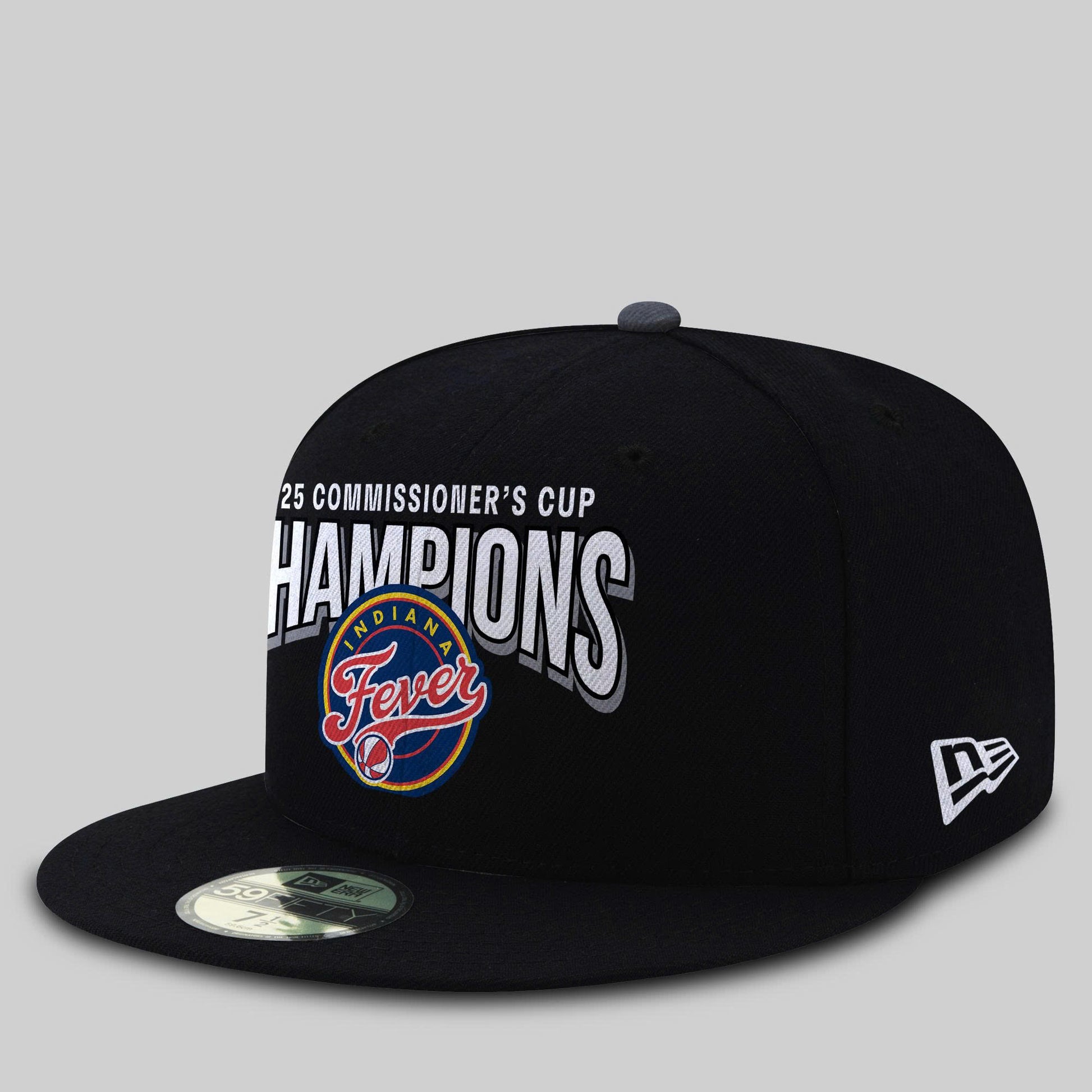 Special 2025 WNBA Commissioner's Cup Champions Indiana Fever Black T-Shirt